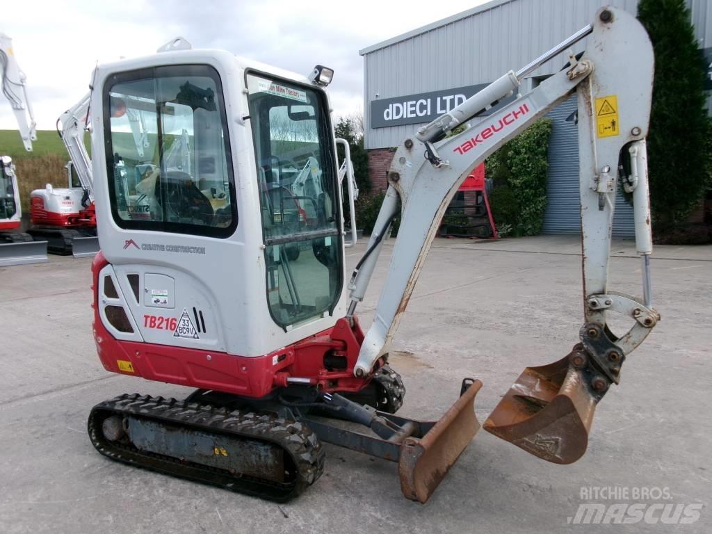 Takeuchi TB 216 Minikoparki