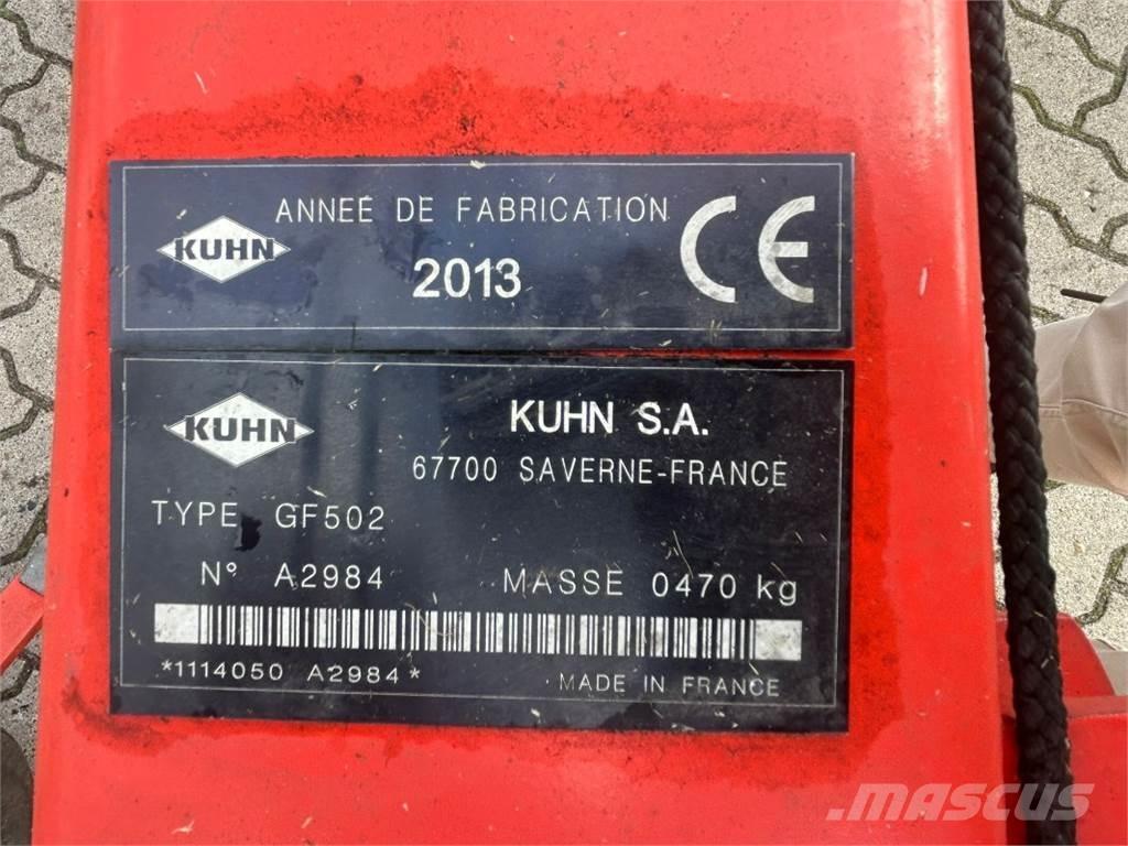 Kuhn GF 502 Zgrabiarki i przetrząsacze