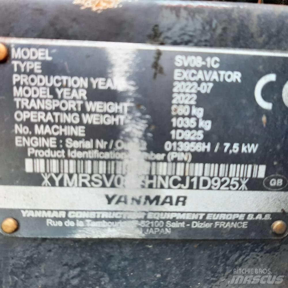 Yanmar SV 08 Minikoparki