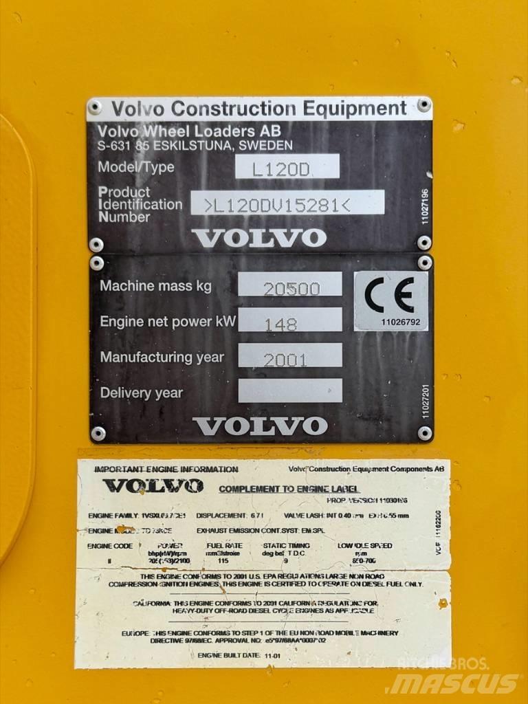 Volvo L 120 D Ładowarki kołowe
