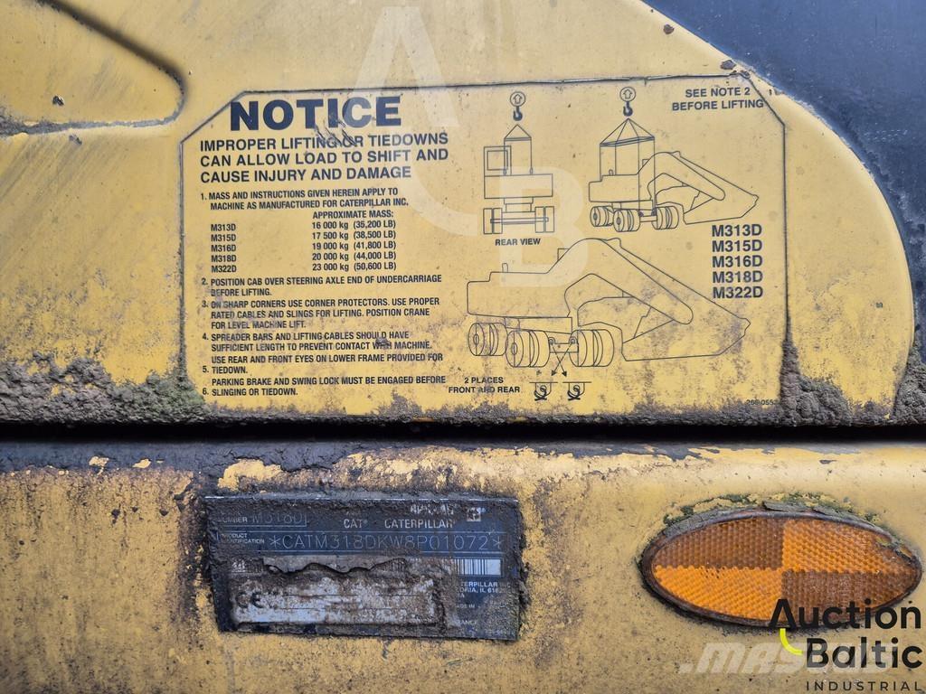 CAT M 318 D Koparki kołowe