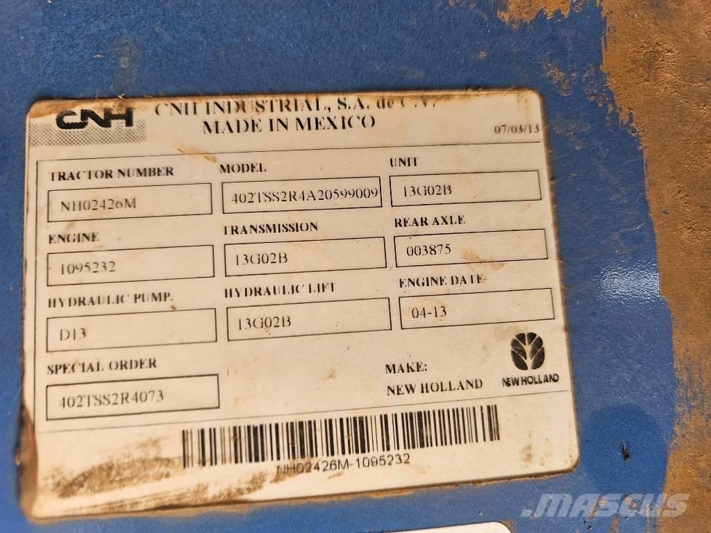 New Holland TS 6.120 Ciągniki rolnicze