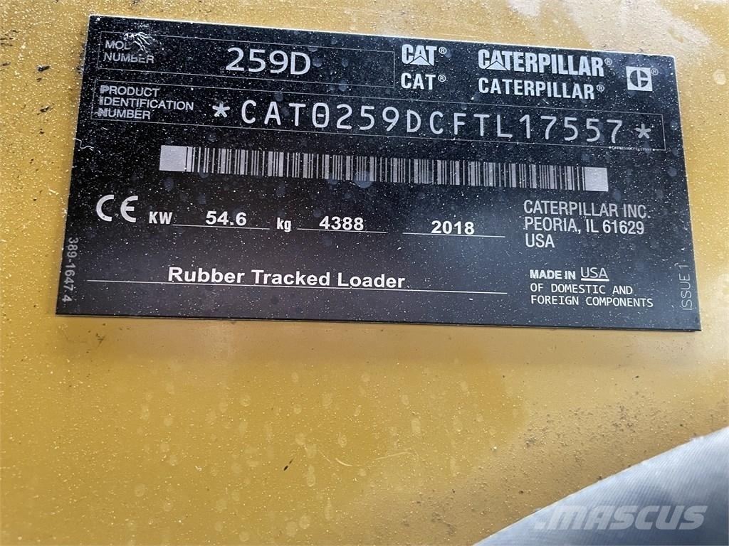 CAT 259D HF Ładowarki burtowe