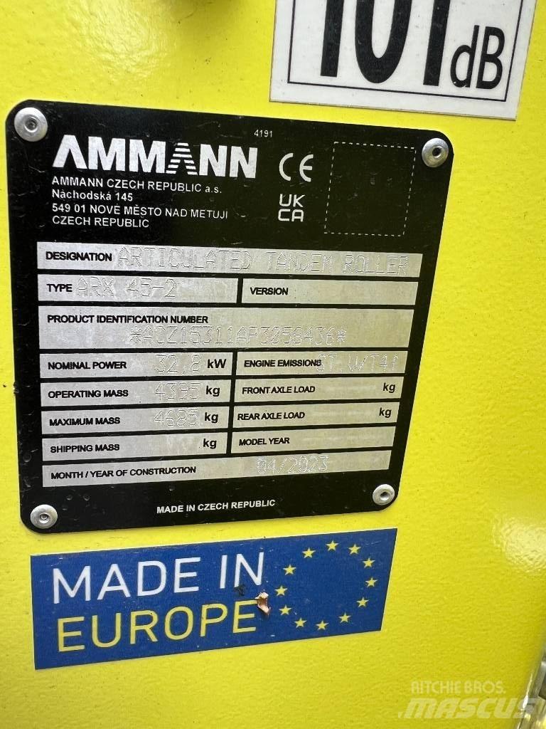 Ammann ARX 45-2 Walce dwubębnowe