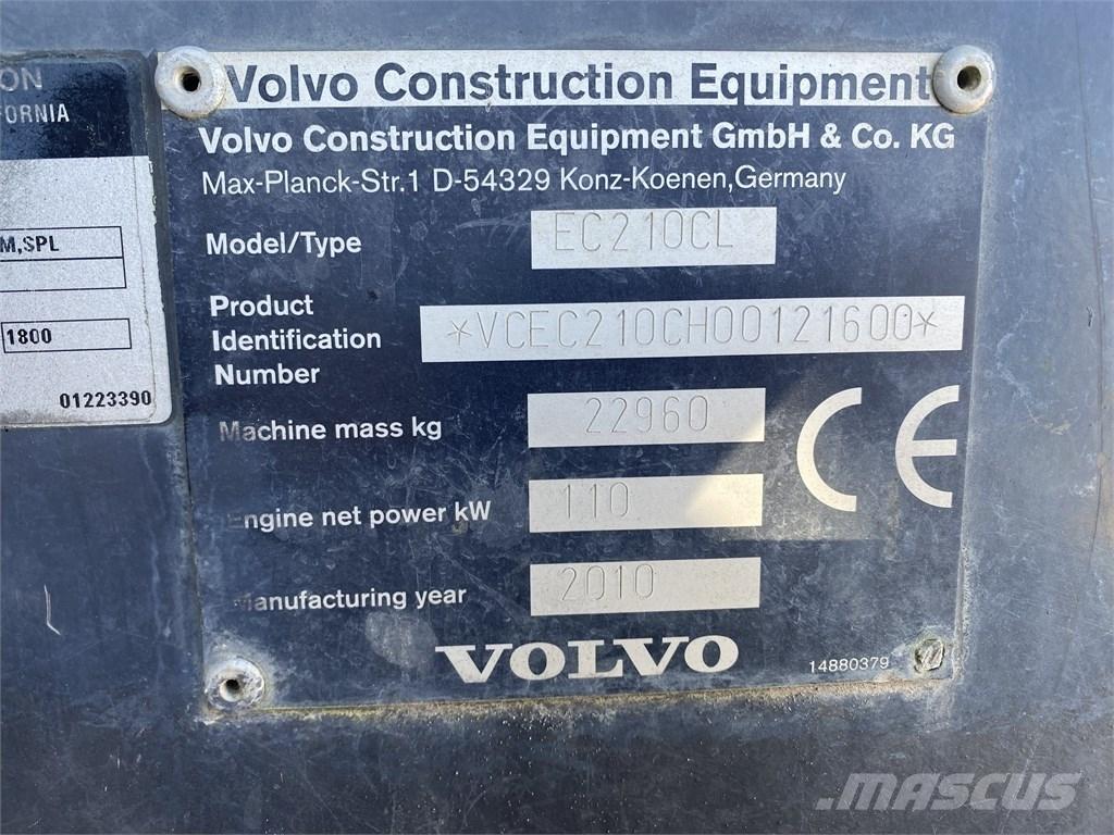 Volvo EC 210 C L Koparki gąsienicowe