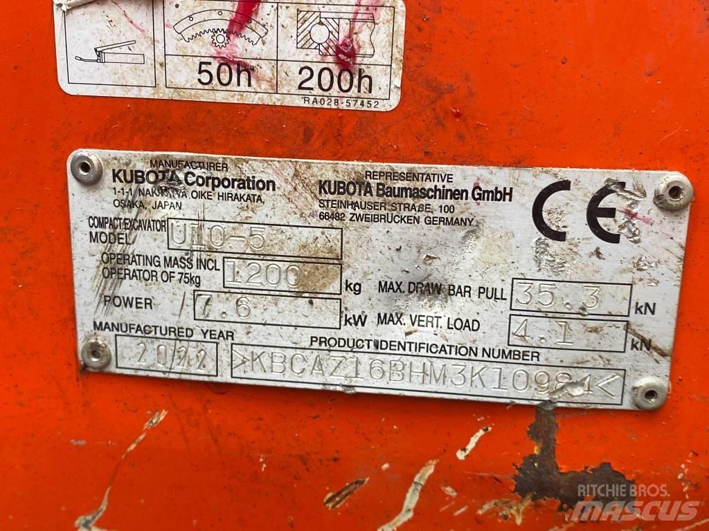 Kubota u10-5 Minikoparki