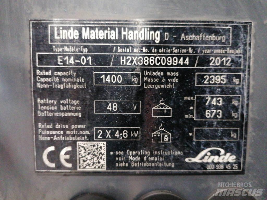 Linde E14-01 Wózki elektryczne