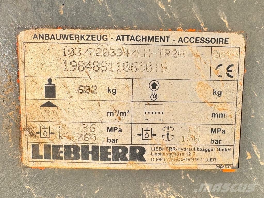 Liebherr LH-TR 20 Szybkozłącza