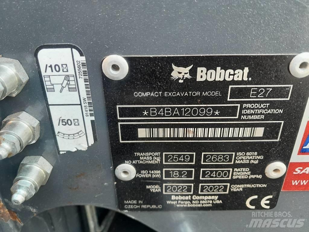 Bobcat E 27 Minikoparki