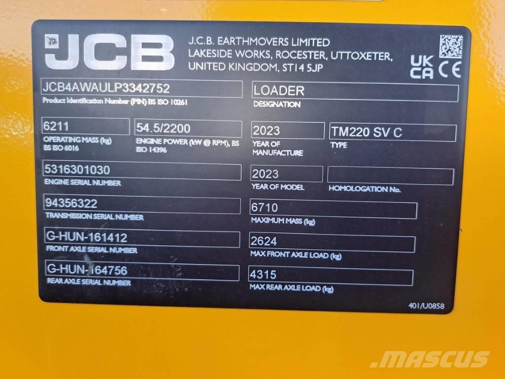 JCB TM 220 SV Ładowarki kołowe