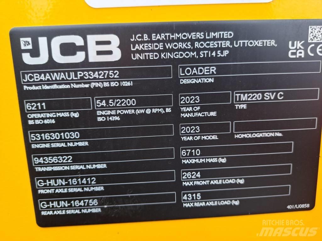 JCB TM 220 SV Ładowarki kołowe