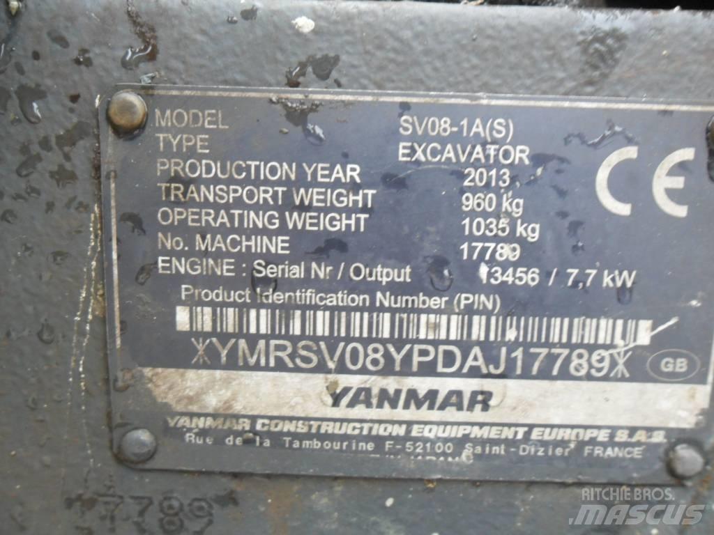 Yanmar SV 08 Minikoparki
