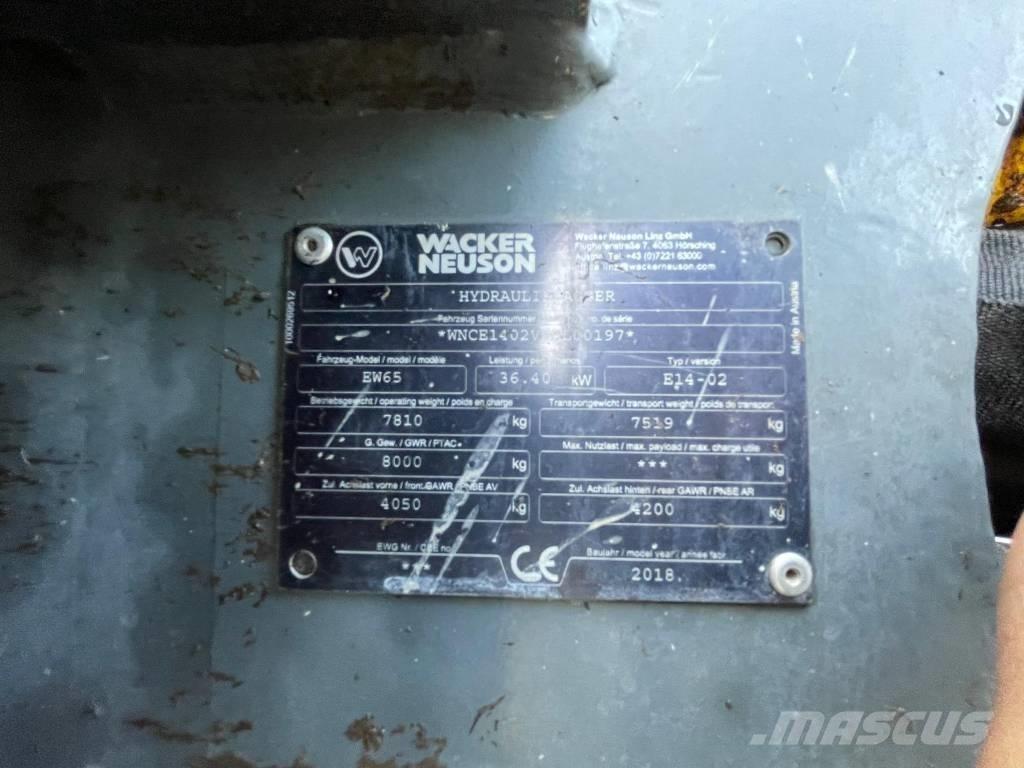 Wacker Neuson W65 Koparki kołowe