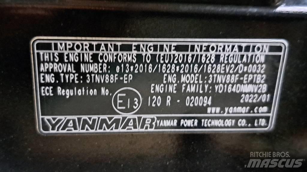 Yanmar 3TNV88F-EPTB2 Silniki