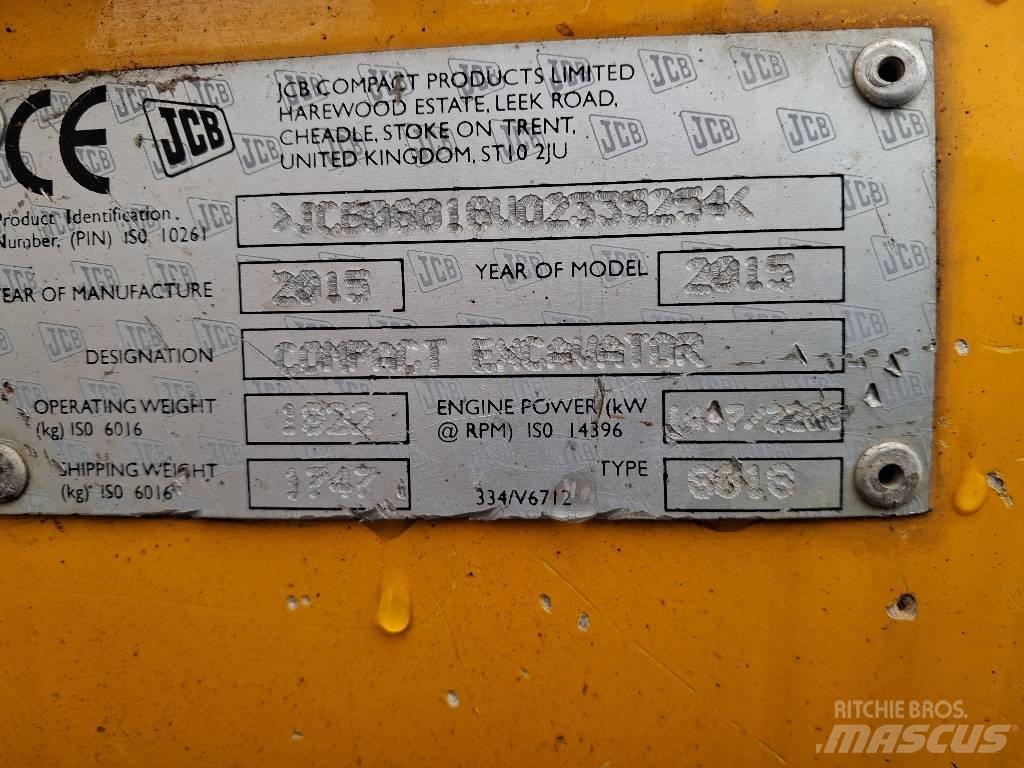 JCB 8018 CTS Minikoparki