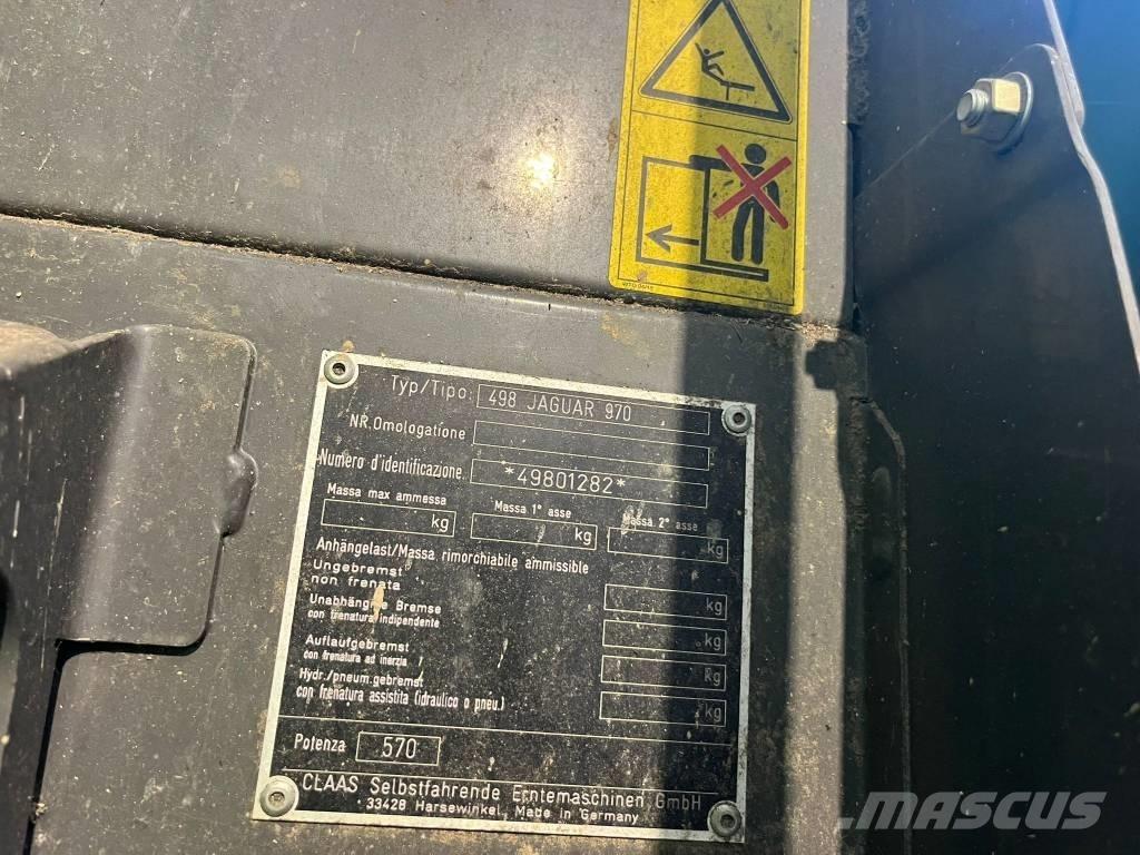 CLAAS Jaguar 970 Sieczkarnie samojezdne