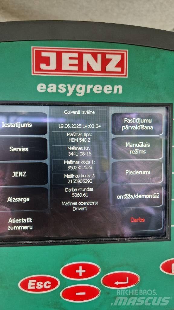 JENZ HEM 540Z Rębaki
