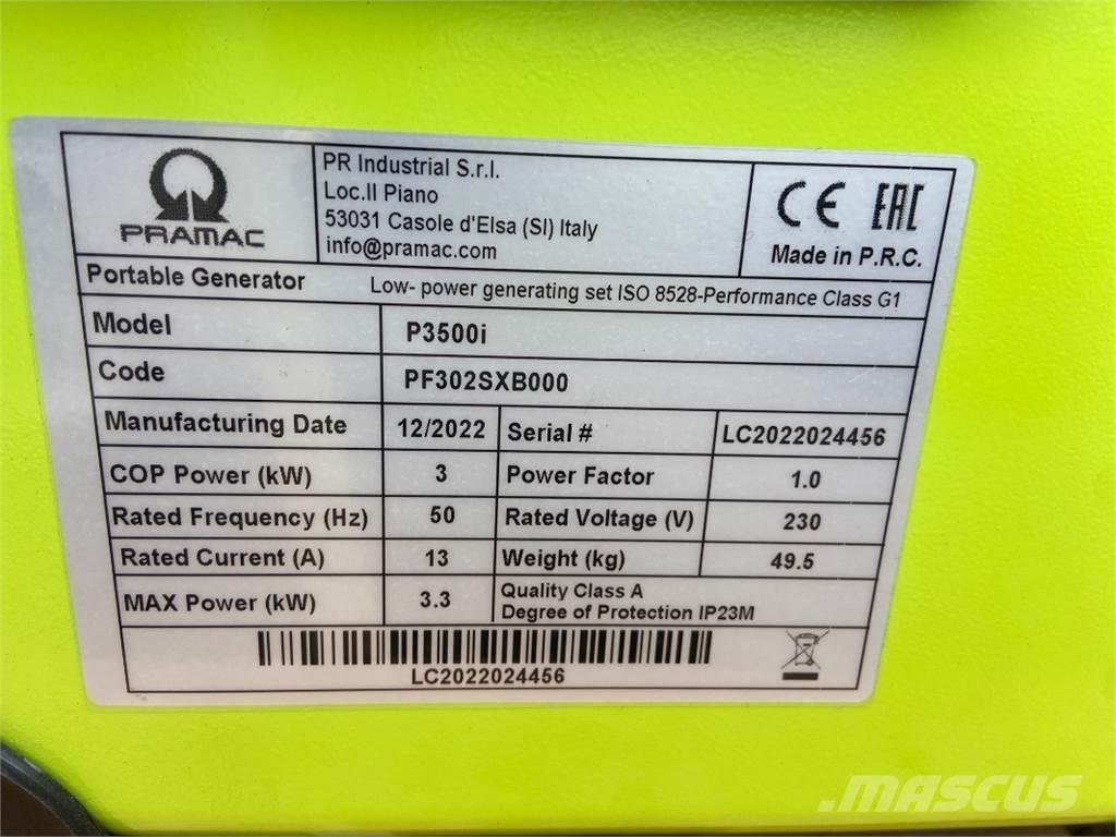 Pramac P3500i Agregaty prądotwórcze inne