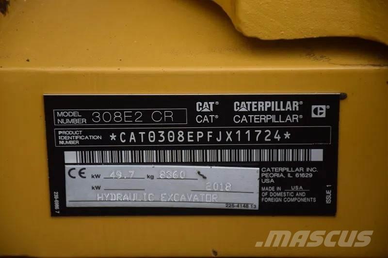 CAT 308 E2CR Midikoparki  7t - 12t