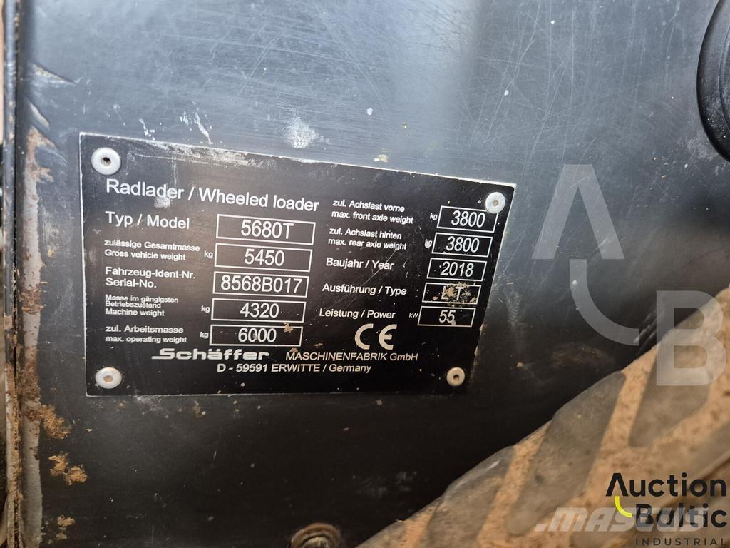 Schäffer 5680T Ładowarki kołowe