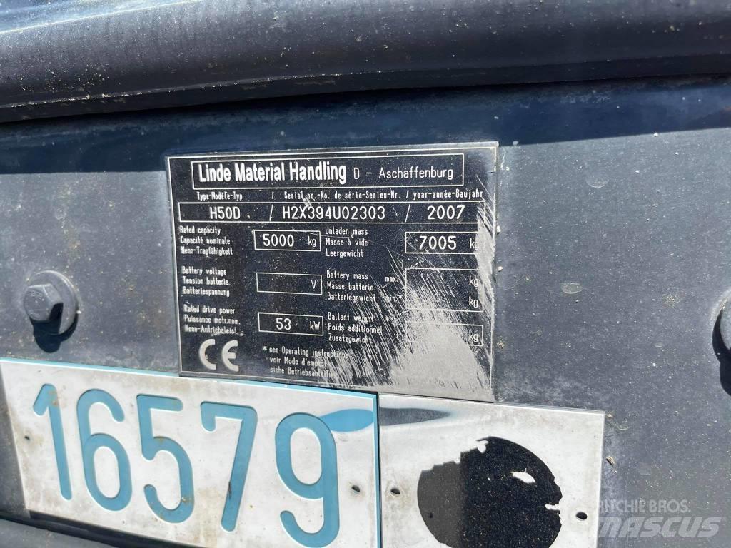 Linde H50D Wózki Diesla
