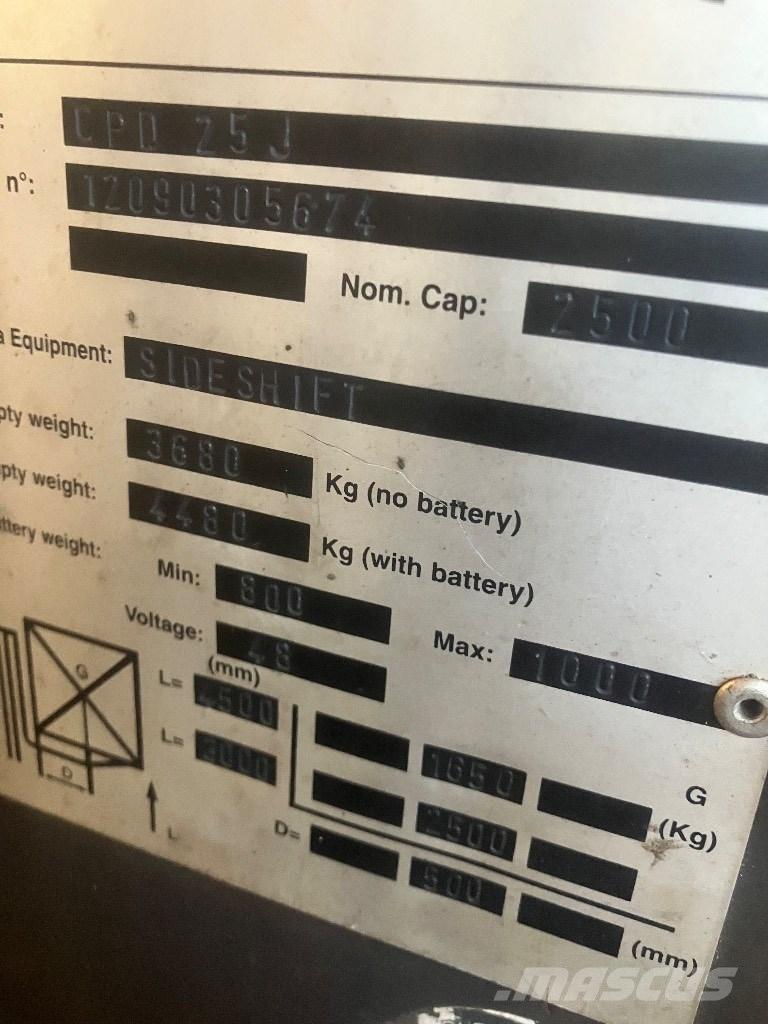 EP heftruck CPD25 Wózki elektryczne