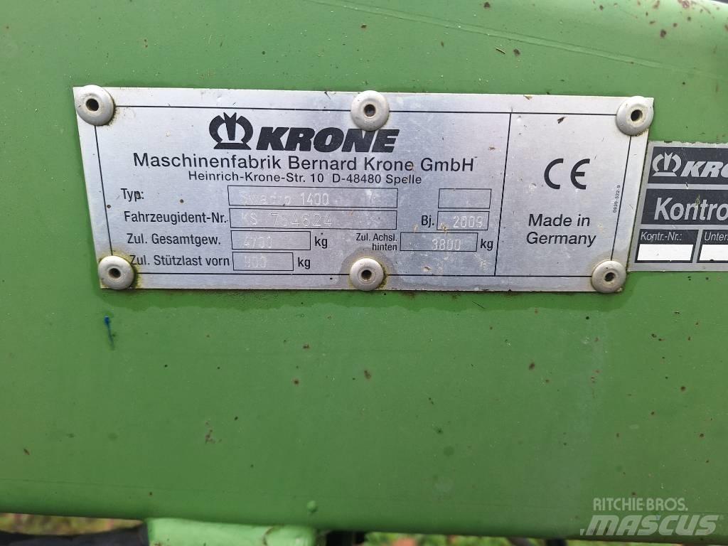 Krone Swadro 1400 Zgrabiarki i przetrząsacze