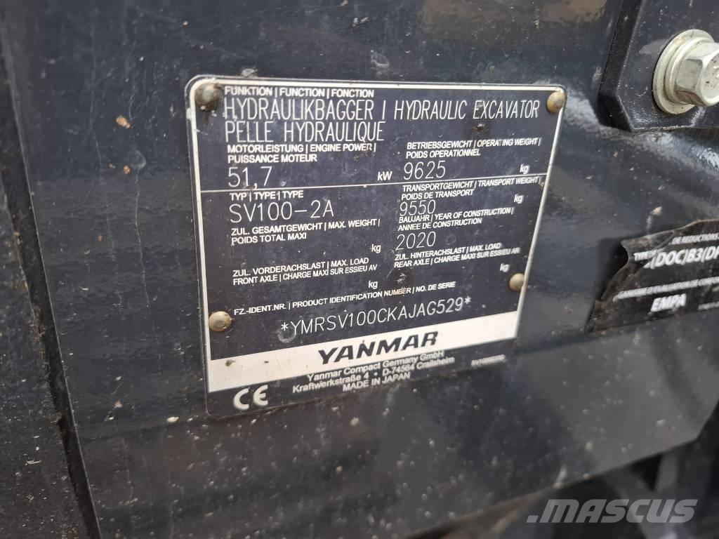 Yanmar SV 100-2A Midikoparki  7t - 12t