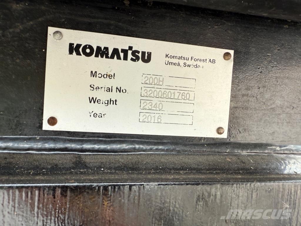 Komatsu 901 Harwestery