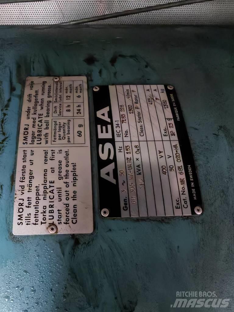 Asea 320kVA 295kW Agregaty prądotwórcze Diesla
