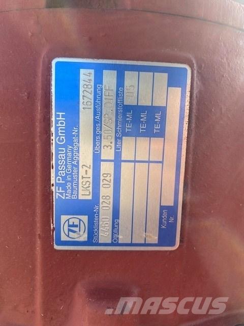 ZF MT-D 3105 Mosty, wały i osie