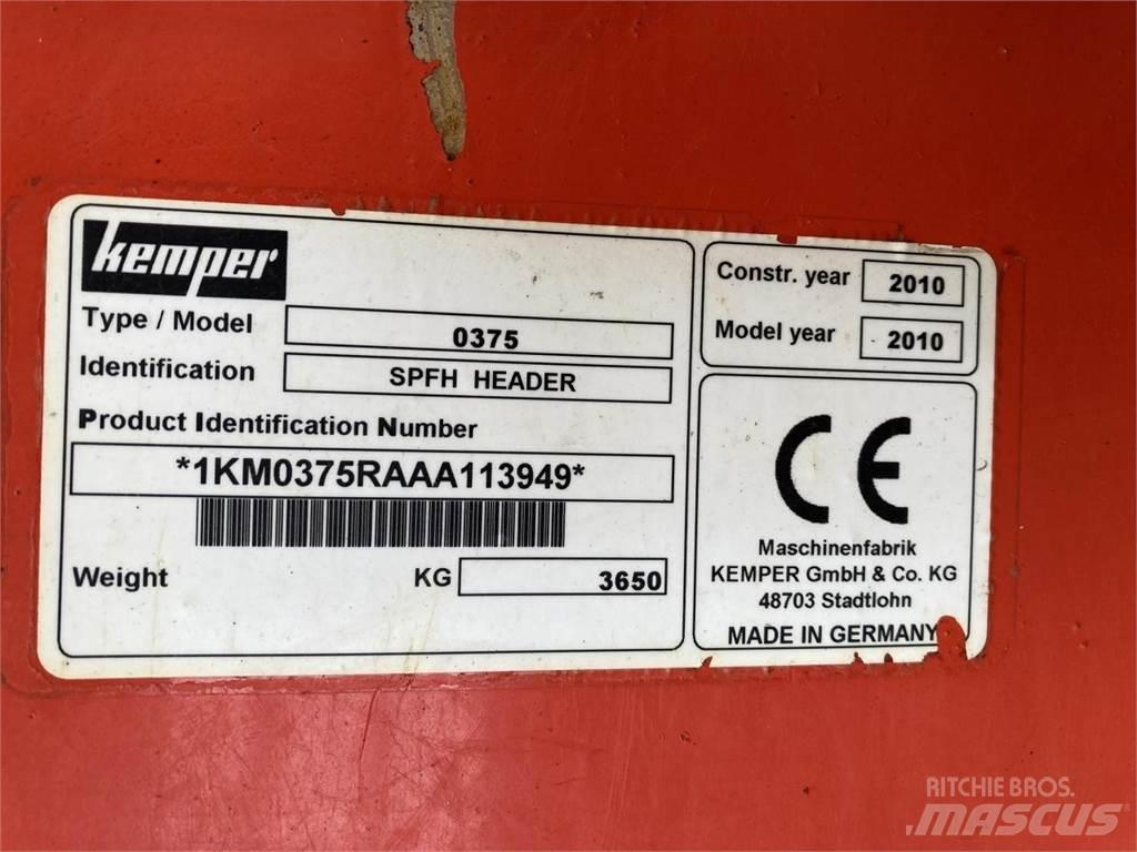 Kemper 375 Akcesoria do kombajnów zbożowych