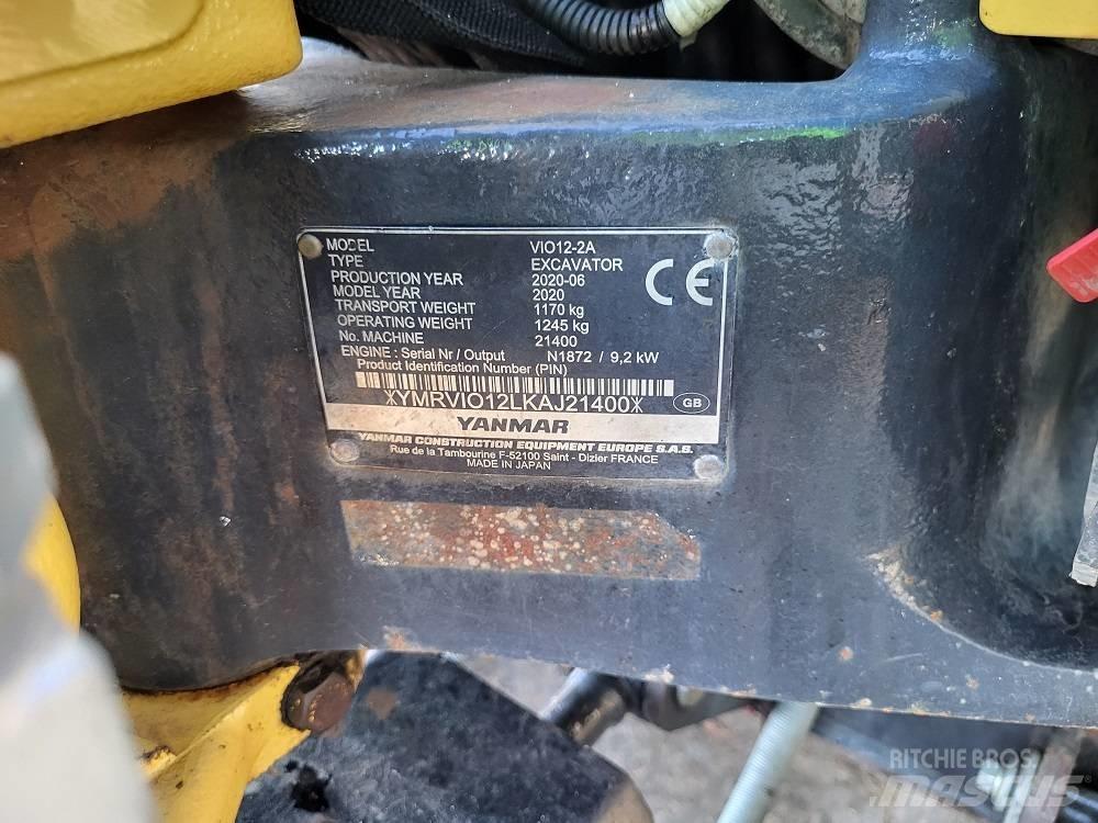 Yanmar Vio 12 Minikoparki
