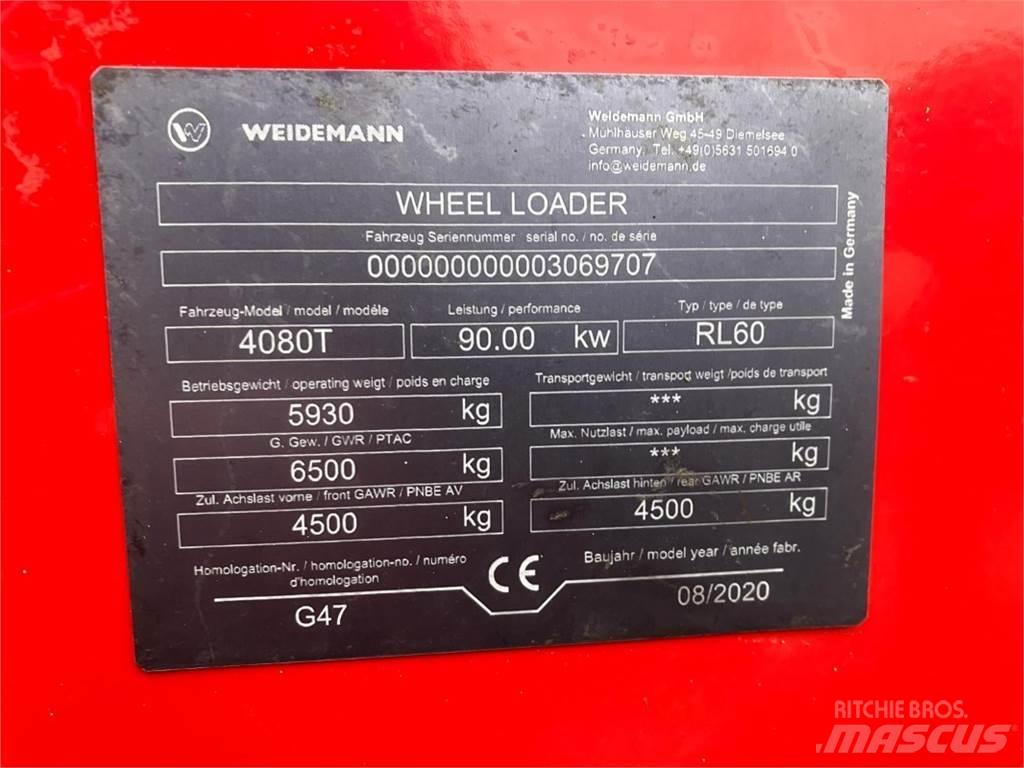 Weidemann 4080 T Ładowarki teleskopowe