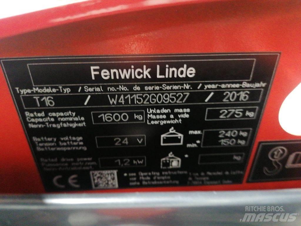Linde T16 Wózki widłowe unoszące