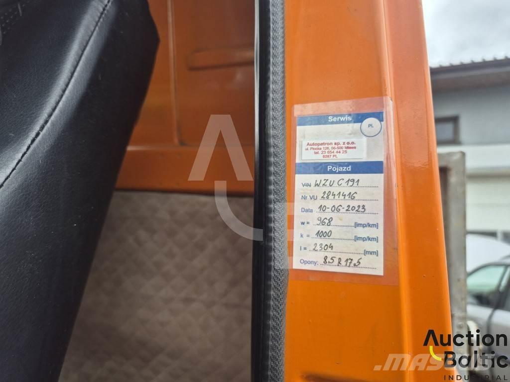 MAN 8.136 Ciężarówki typu Platforma / Skrzynia