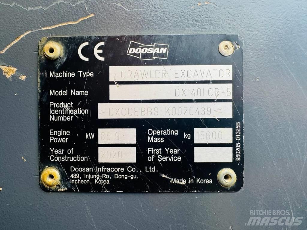 Doosan DX 140 LCR-5 Koparki gąsienicowe