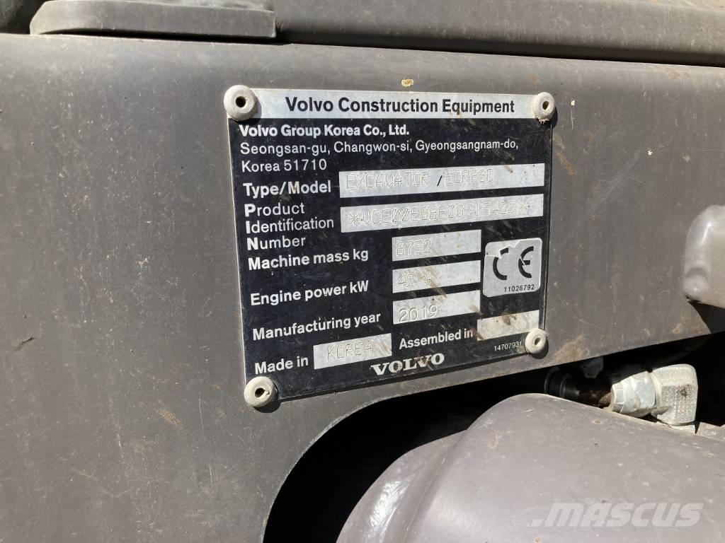 Volvo ECR 88 D Midikoparki  7t - 12t