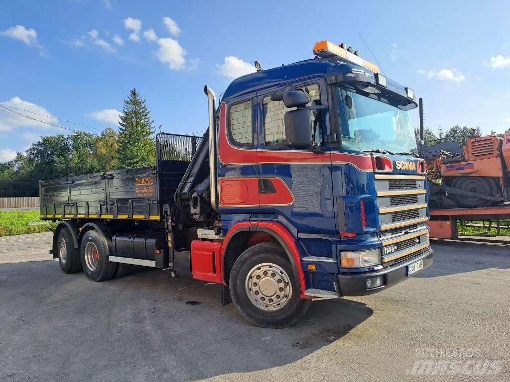 Scania R114 Żurawie samochodowe