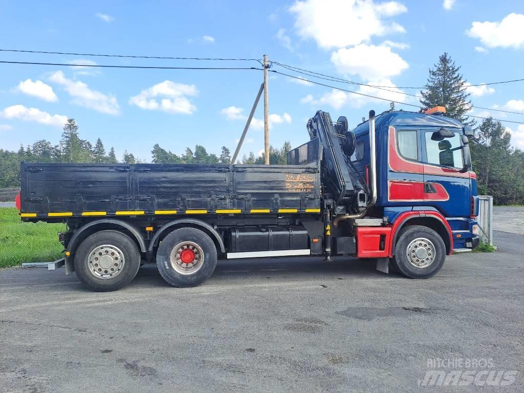 Scania R114 Żurawie samochodowe