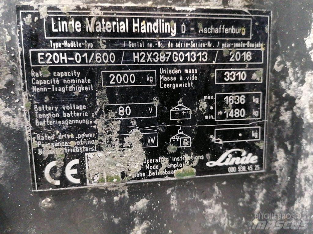 Linde E20H-01/600 Wózki elektryczne