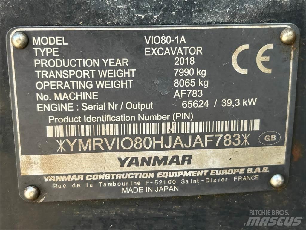 Yanmar Vio 80-1A Midikoparki  7t - 12t