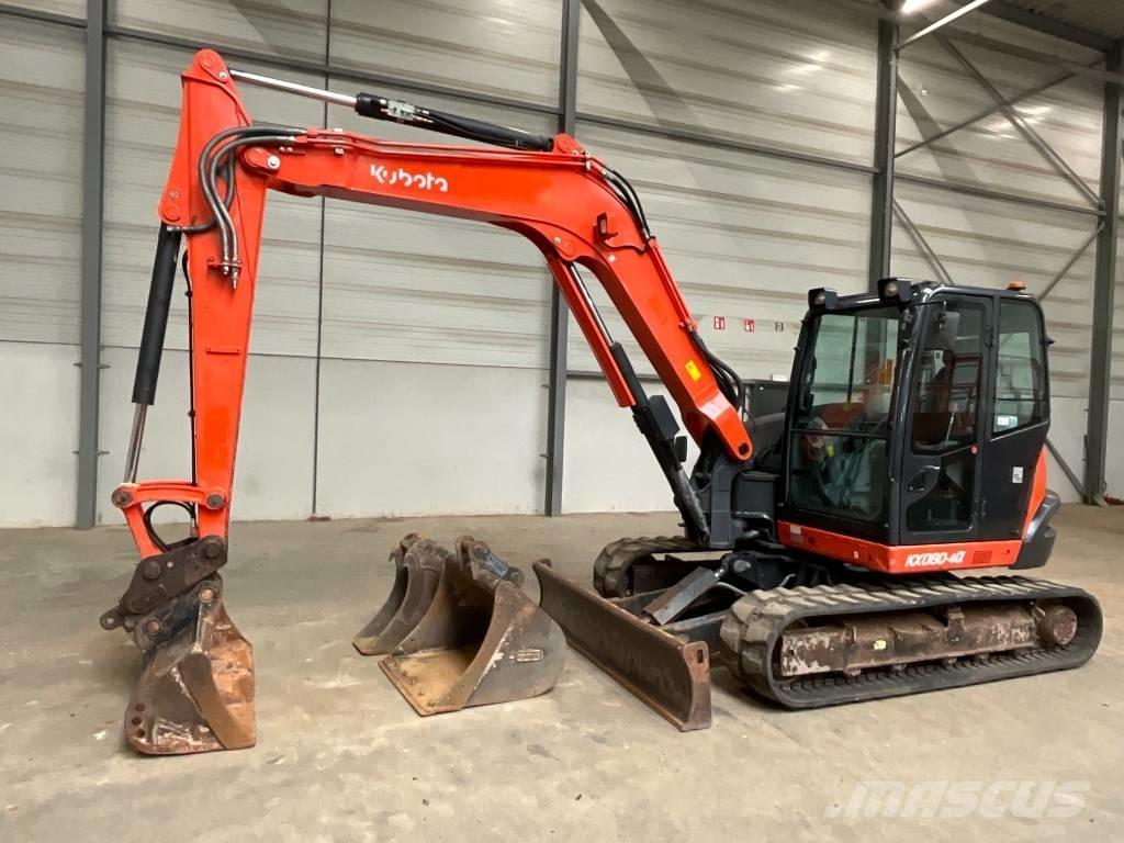 Kubota KX 080-4 A Midikoparki  7t - 12t
