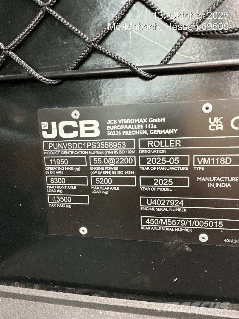 JCB VM118D Walce