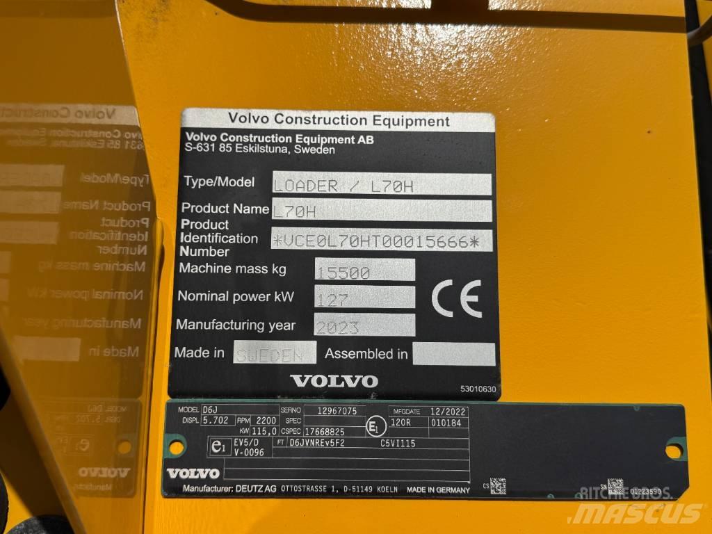 Volvo L 70 H Ładowarki kołowe