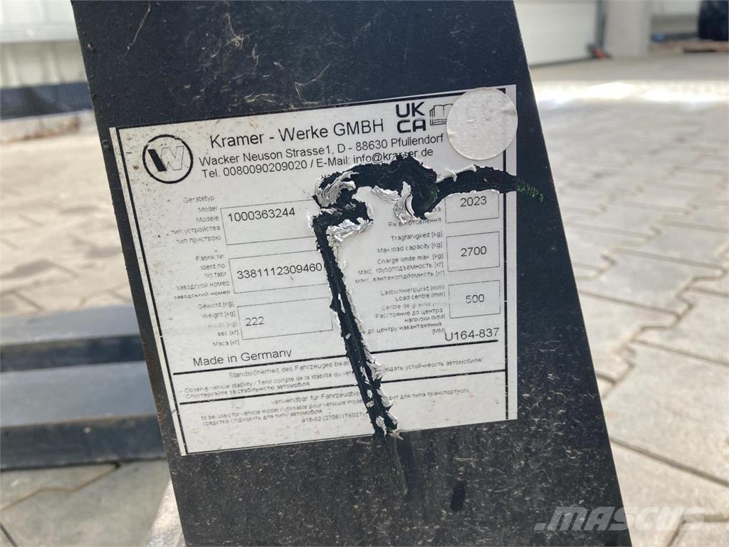 Kramer 1200 mm Akcesoria do ładowaczy czołowych