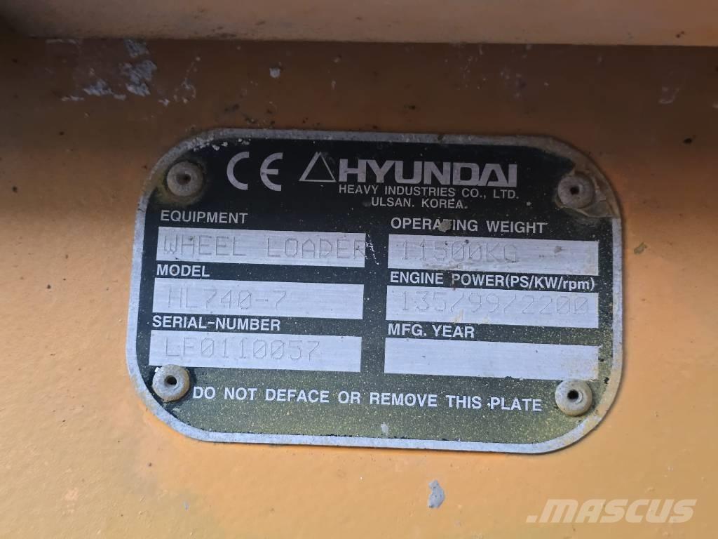 Hyundai 740-7 Ładowarki kołowe