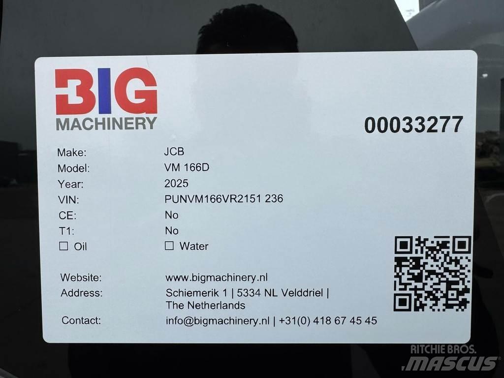 JCB VM166D Walce jednobębnowe