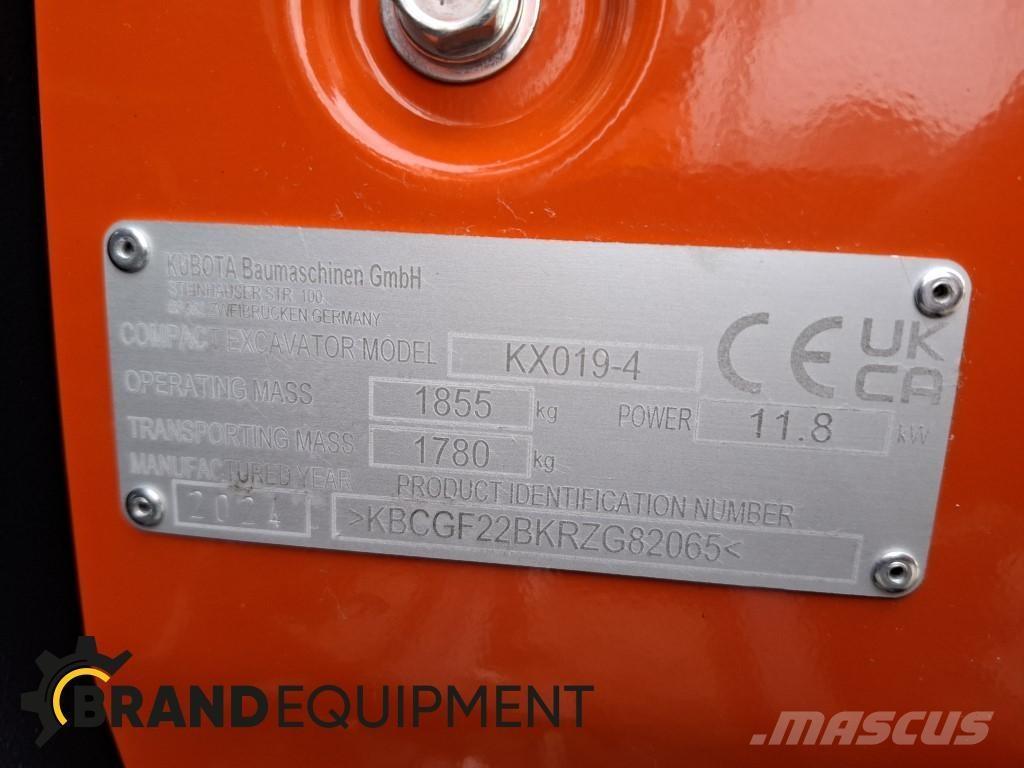 Kubota KX019-4 Minikoparki