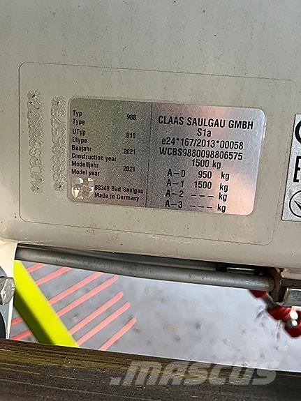 Claas Liner 2900 Ciągnikowe żniwiarki pokosowe